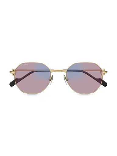Cartier Women's Première De 50MM Round Sunglasses | Thumbnail 3 Cartier Women's Première De 50MM Round Sunglasses | Thumbnail 3