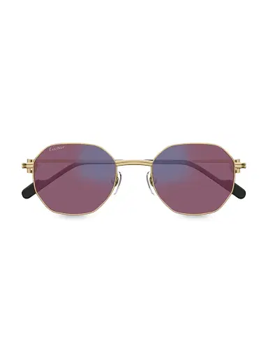 Cartier Women's Première De 50MM Round Sunglasses | Thumbnail 4 Cartier Women's Première De 50MM Round Sunglasses | Thumbnail 4