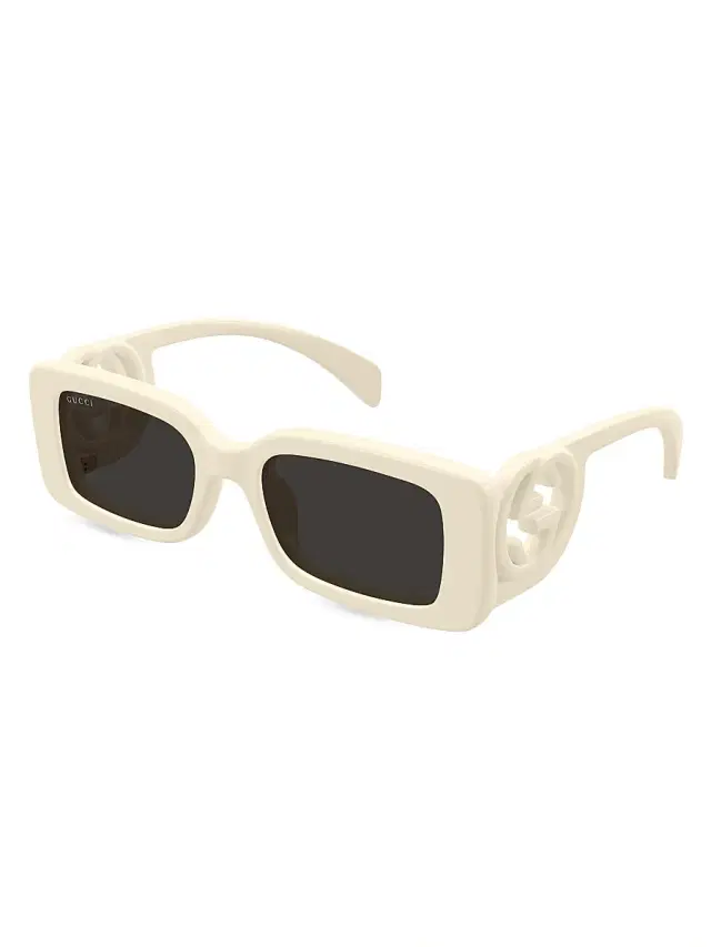 Women's Chaise Longue 54MM Rectangular Sunglasses - Dark Grey Women's Chaise Longue 54MM Rectangular Sunglasses - Dark Grey