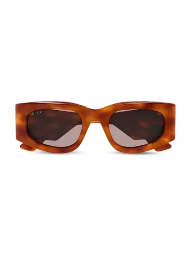 Gucci Women's Oblique 51MM Squared Sunglasses - Brown | Thumbnail 2 Gucci Women's Oblique 51MM Squared Sunglasses - Brown | Thumbnail 2