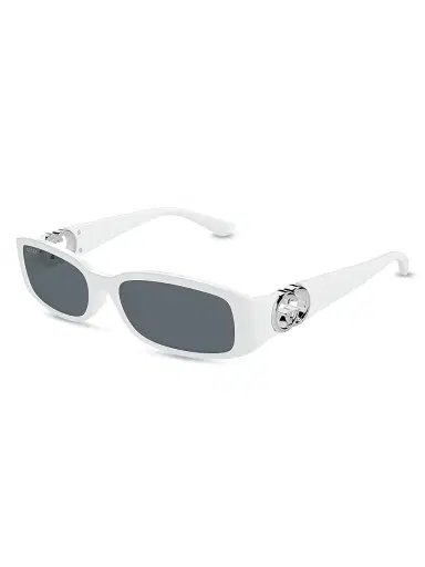 Gucci Women's Hailey 54MM Rectangular Sunglasses - Grey Ivory | Thumbnail 1