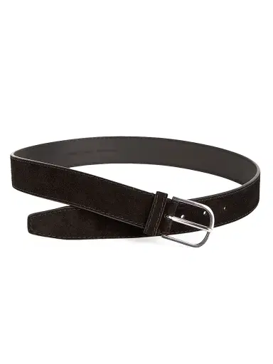 TOTEME Women's Wide Suede Trouser Belt | Thumbnail 3