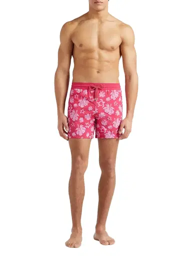 Vilebrequin Men's Turtle Heart Swim Trunks - Groseille - Size Medium | Thumbnail 2