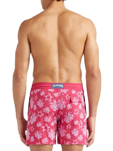 Vilebrequin Men's Turtle Heart Swim Trunks - Groseille - Size Medium | Thumbnail 5