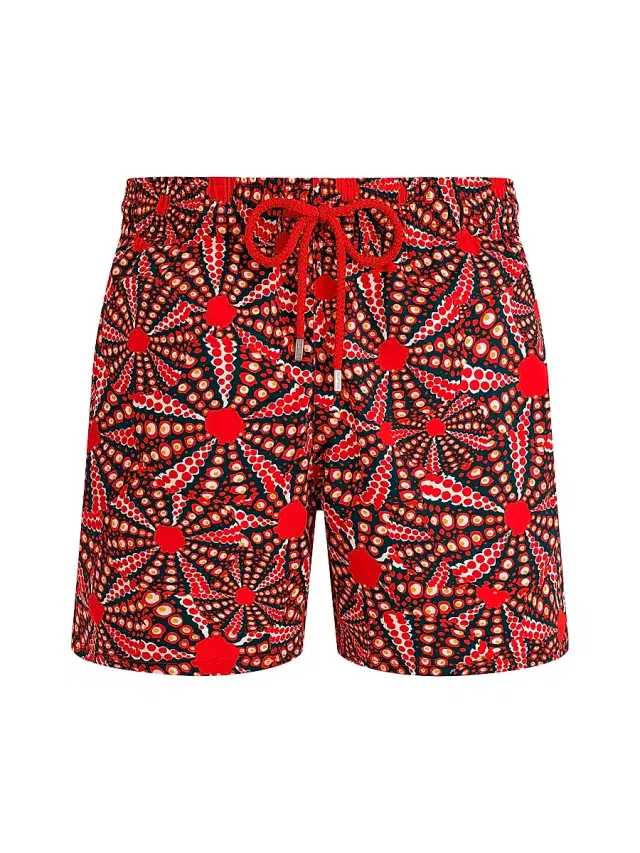 Men's Oursinades Swim Trunks - Coquelicot - Size Medium