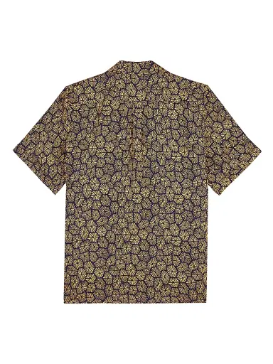 Vilebrequin Men's Geometric Carapaces Linen Camp Shirt - Blue Marine - Size XL | Thumbnail 3 Vilebrequin Men's Geometric Carapaces Linen Camp Shirt - Blue Marine - Size XL | Thumbnail 3