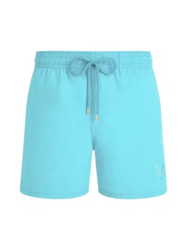 Vilebrequin Men's Water-Reactive Turtle Swim Shorts - Bora Bora - Size XL | Thumbnail 1