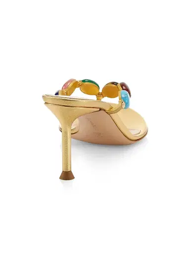 Gianvito Rossi Women's Shanti 70MM Thong Sandal - Mekong - Size 11.5 | Thumbnail 3 Gianvito Rossi Women's Shanti 70MM Thong Sandal - Mekong - Size 11.5 | Thumbnail 3