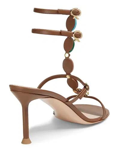 Gianvito Rossi Women's Shanti 70MM Nappa Leather Sandals | Thumbnail 3 Gianvito Rossi Women's Shanti 70MM Nappa Leather Sandals | Thumbnail 3