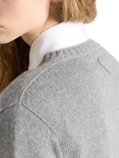 Prada Women's Re-Cashmere Cardigan - Grey | Thumbnail 5