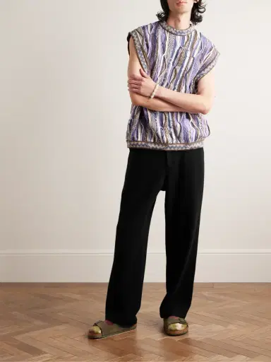 The Elder Statesman Straight-Leg Cashmere Trousers - Men | Thumbnail 2 The Elder Statesman Straight-Leg Cashmere Trousers - Men | Thumbnail 2
