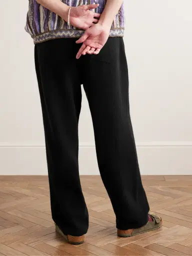 The Elder Statesman Straight-Leg Cashmere Trousers - Men | Thumbnail 3 The Elder Statesman Straight-Leg Cashmere Trousers - Men | Thumbnail 3