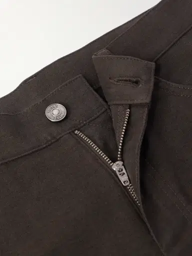 Zegna City Slim-Fit Tapered Cotton and Cashmere-Blend Trousers - Men | Thumbnail 6 Zegna City Slim-Fit Tapered Cotton and Cashmere-Blend Trousers - Men | Thumbnail 6