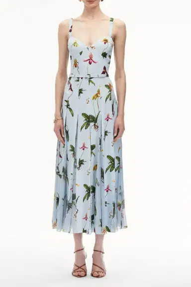 Oscar de la Renta Orchids Day Dress | Thumbnail 2