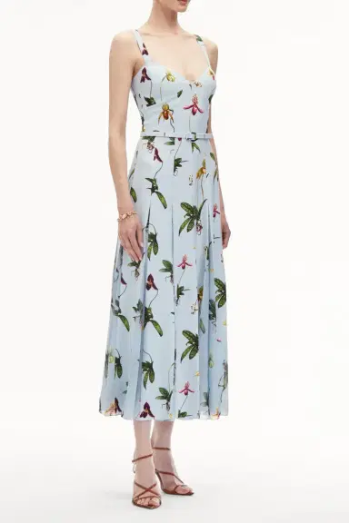 Oscar de la Renta Orchids Day Dress | Thumbnail 3
