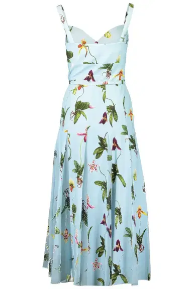 Oscar de la Renta Orchids Day Dress | Thumbnail 5