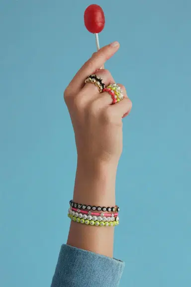 Melissa Kaye Pink Audrey Eternity Band | Thumbnail 2