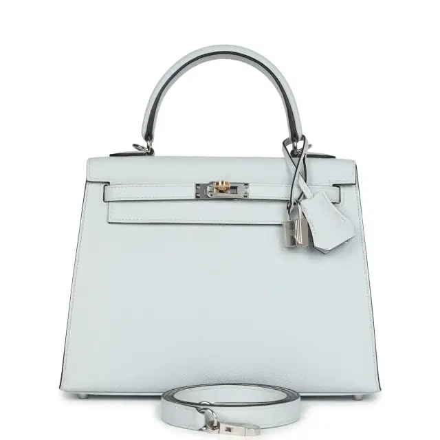 hermes Hermes Kelly Sellier 25 Gris Platine Epsom Electrum Hardware