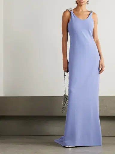 Stella McCartney Crystal-embellished Crepe Gown | Thumbnail 2 Stella McCartney Crystal-embellished Crepe Gown | Thumbnail 2