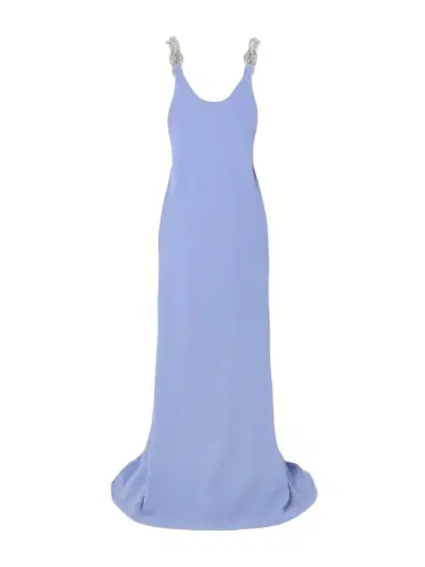 Stella McCartney Crystal-embellished Crepe Gown | Thumbnail 1 Stella McCartney Crystal-embellished Crepe Gown | Thumbnail 1