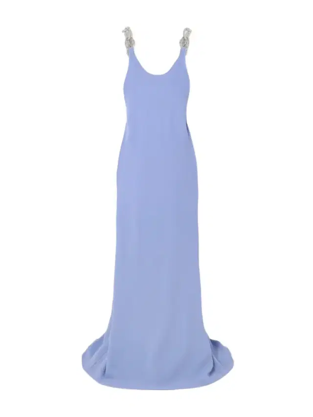 Crystal-embellished Crepe Gown