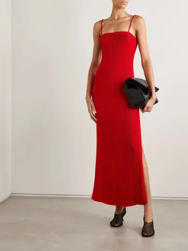 Proenza Schouler Suki Pointelle-knit Maxi Dress | Thumbnail 2