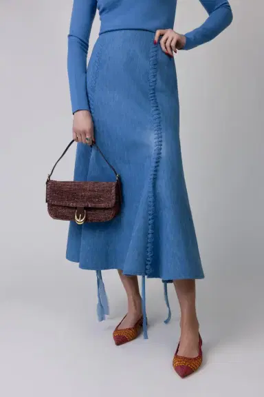 Gabriela Hearst DION SKIRT | Thumbnail 3