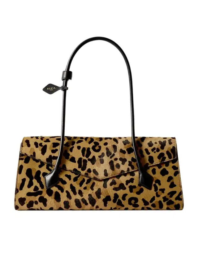 Le Teckel Flap Leather-trimmed Leopard-print Calf Hair Shoulder Bag