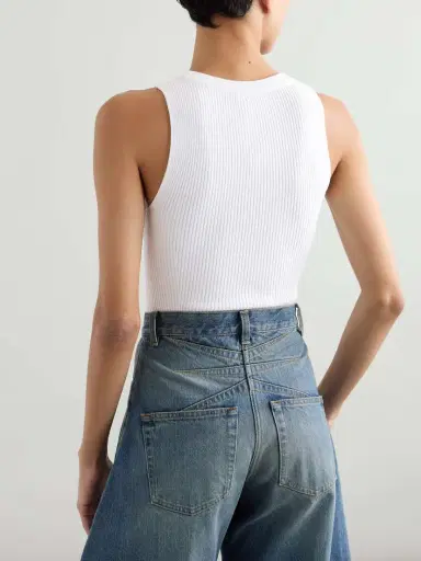 Alaïa Ribbed-knit Bodysuit | Thumbnail 3