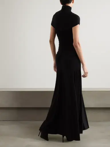 Alaïa Ruched Jersey Maxi Dress | Thumbnail 3