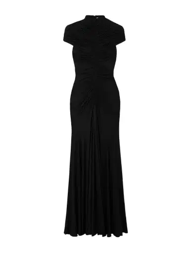 Alaïa Ruched Jersey Maxi Dress | Thumbnail 1