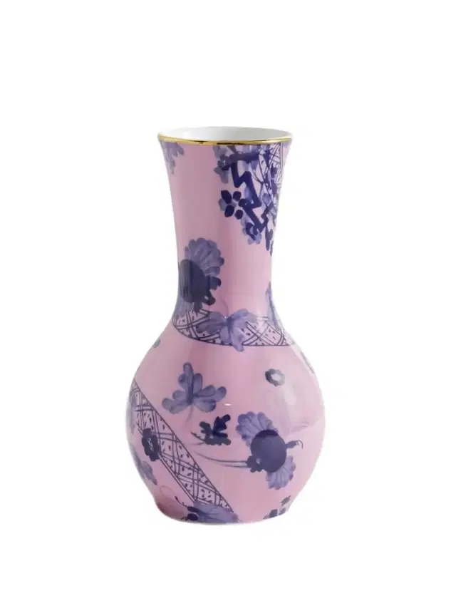 Tulipano Gold-plated Porcelain Vase