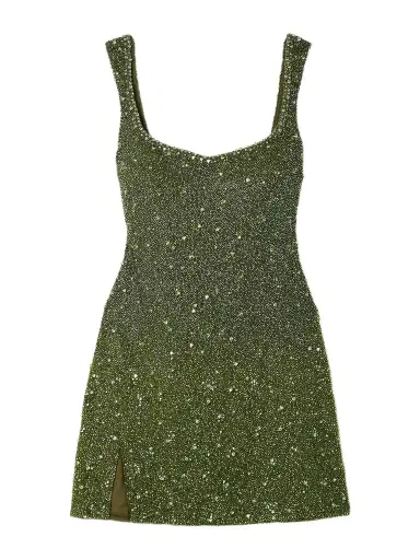 Clio Peppiatt Embellished Stretch-tulle Mini Dress | Thumbnail 1