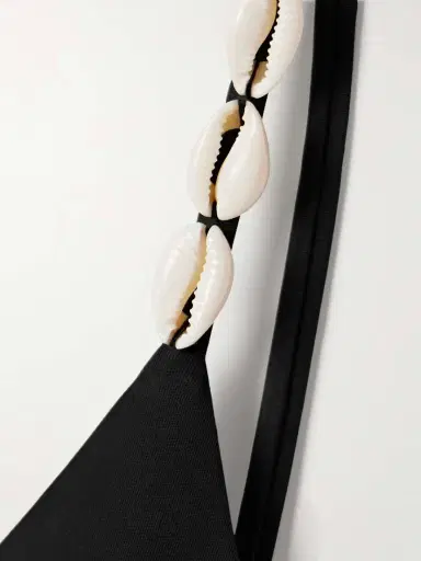SARA CRISTINA Cowries Embellished Triangle Bikini | Thumbnail 4 SARA CRISTINA Cowries Embellished Triangle Bikini | Thumbnail 4