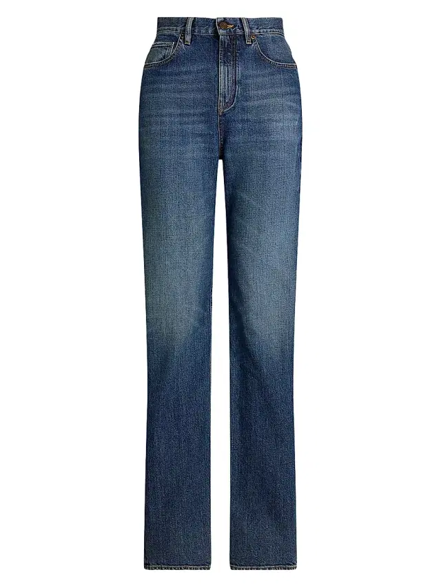 Women's Nova Mid-Rise Straight Jeans - Blue Ridge Breeze Wash