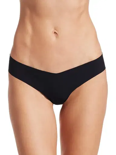 Commando Women's Classic Microfiber Thong - Black - Size Medium | Thumbnail 3