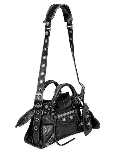 Balenciaga Women's Neo Cagole Handbag - Black | Thumbnail 3 Balenciaga Women's Neo Cagole Handbag - Black | Thumbnail 3