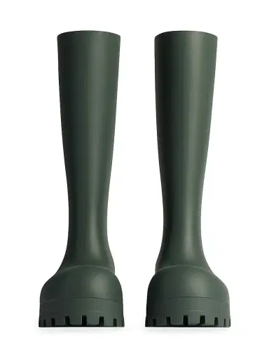 Balenciaga Women's Bulldozer Rainboots - Black | Thumbnail 4 Balenciaga Women's Bulldozer Rainboots - Black | Thumbnail 4