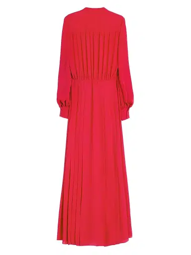 Valentino Garavani Women's Georgette Gown - Red - Size 4 | Thumbnail 2 Valentino Garavani Women's Georgette Gown - Red - Size 4 | Thumbnail 2