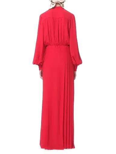 Valentino Garavani Women's Georgette Gown - Red - Size 4 | Thumbnail 5 Valentino Garavani Women's Georgette Gown - Red - Size 4 | Thumbnail 5