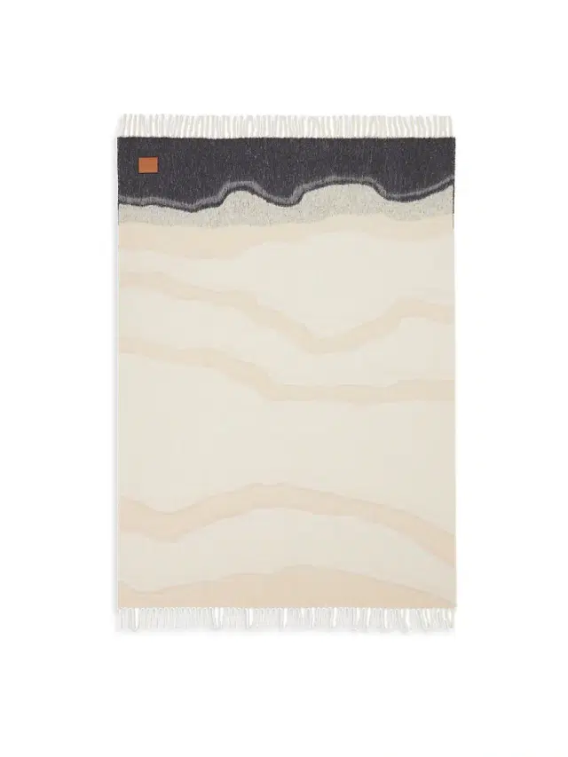 Loewe Light Alpaca-Blend Blanket - Light Beige