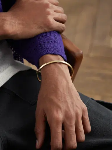 MAOR Heart 18-Karat Gold Diamond Cuff - Men | Thumbnail 2 MAOR Heart 18-Karat Gold Diamond Cuff - Men | Thumbnail 2