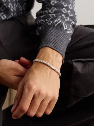 M. COHEN Woody Sterling Silver Bracelet - Men | Thumbnail 2 M. COHEN Woody Sterling Silver Bracelet - Men | Thumbnail 2