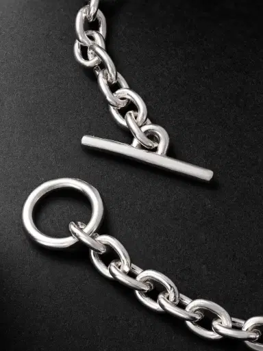 M. COHEN Plaun Link Sterling Silver Chain Bracelet - Men | Thumbnail 3