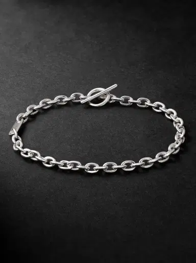 M. COHEN Plaun Link Sterling Silver Chain Bracelet - Men | Thumbnail 1