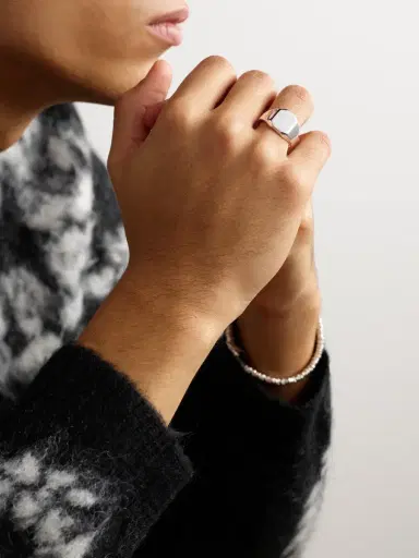 M. COHEN Sterling Silver Signet Ring - Men | Thumbnail 2 M. COHEN Sterling Silver Signet Ring - Men | Thumbnail 2