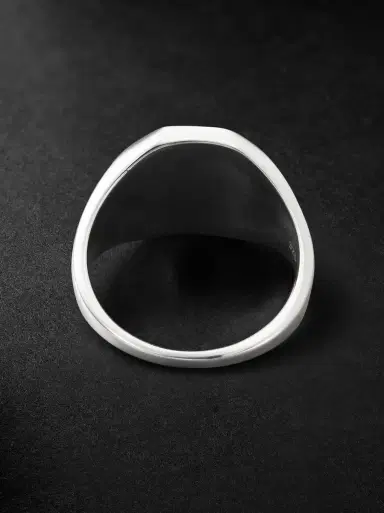 M. COHEN Sterling Silver Signet Ring - Men | Thumbnail 3 M. COHEN Sterling Silver Signet Ring - Men | Thumbnail 3