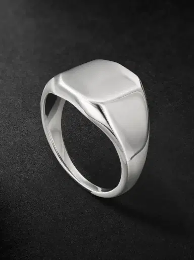 M. COHEN Sterling Silver Signet Ring - Men | Thumbnail 1 M. COHEN Sterling Silver Signet Ring - Men | Thumbnail 1