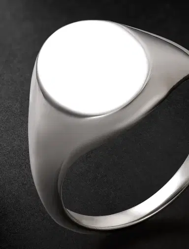 M. COHEN Sterling Silver Signet Ring - Men | Thumbnail 4 M. COHEN Sterling Silver Signet Ring - Men | Thumbnail 4