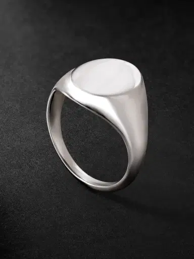 M. COHEN Sterling Silver Signet Ring - Men | Thumbnail 1 M. COHEN Sterling Silver Signet Ring - Men | Thumbnail 1